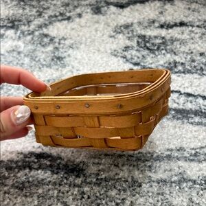 Longaberger 5” Square Mini Basket